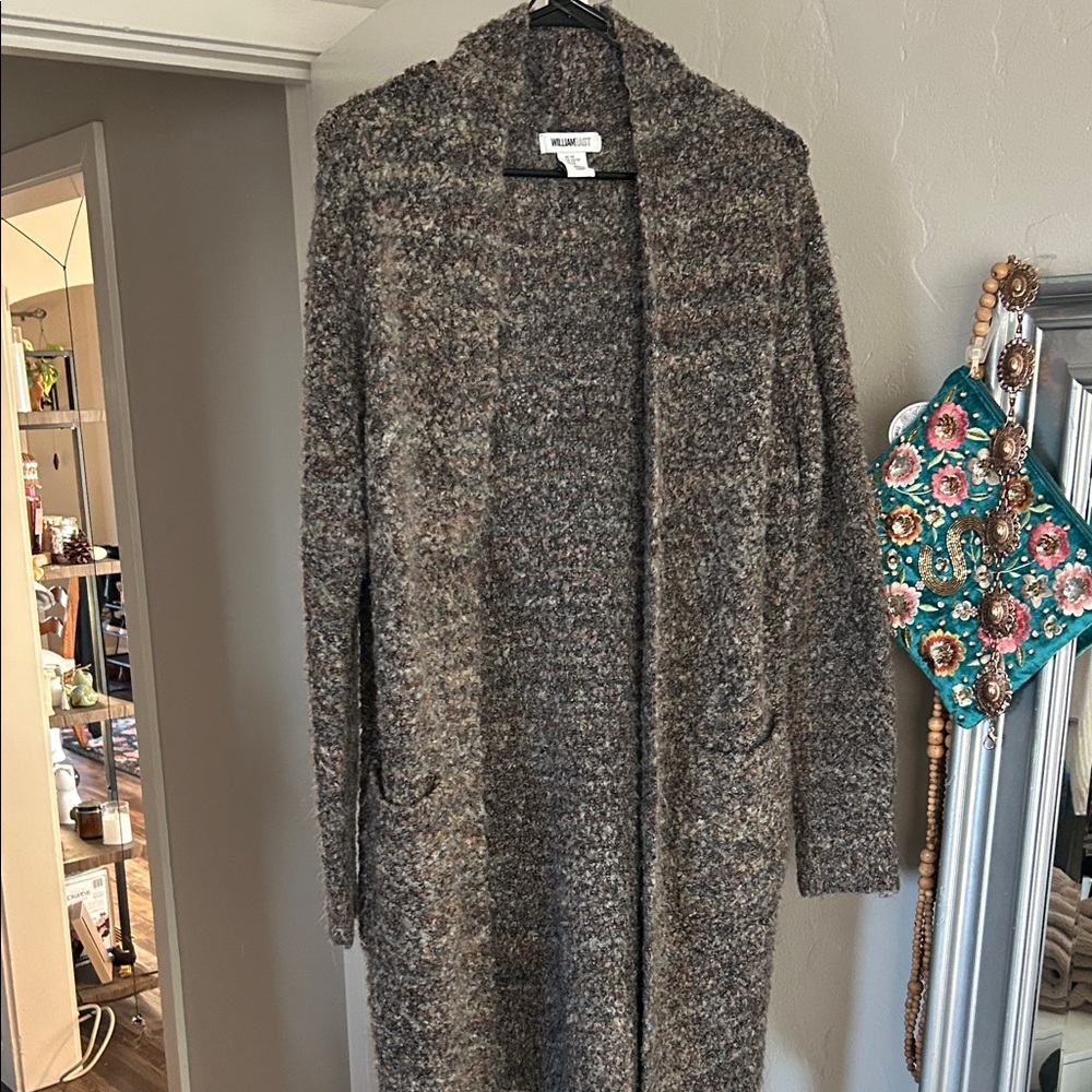 Textured Brown Cardigan